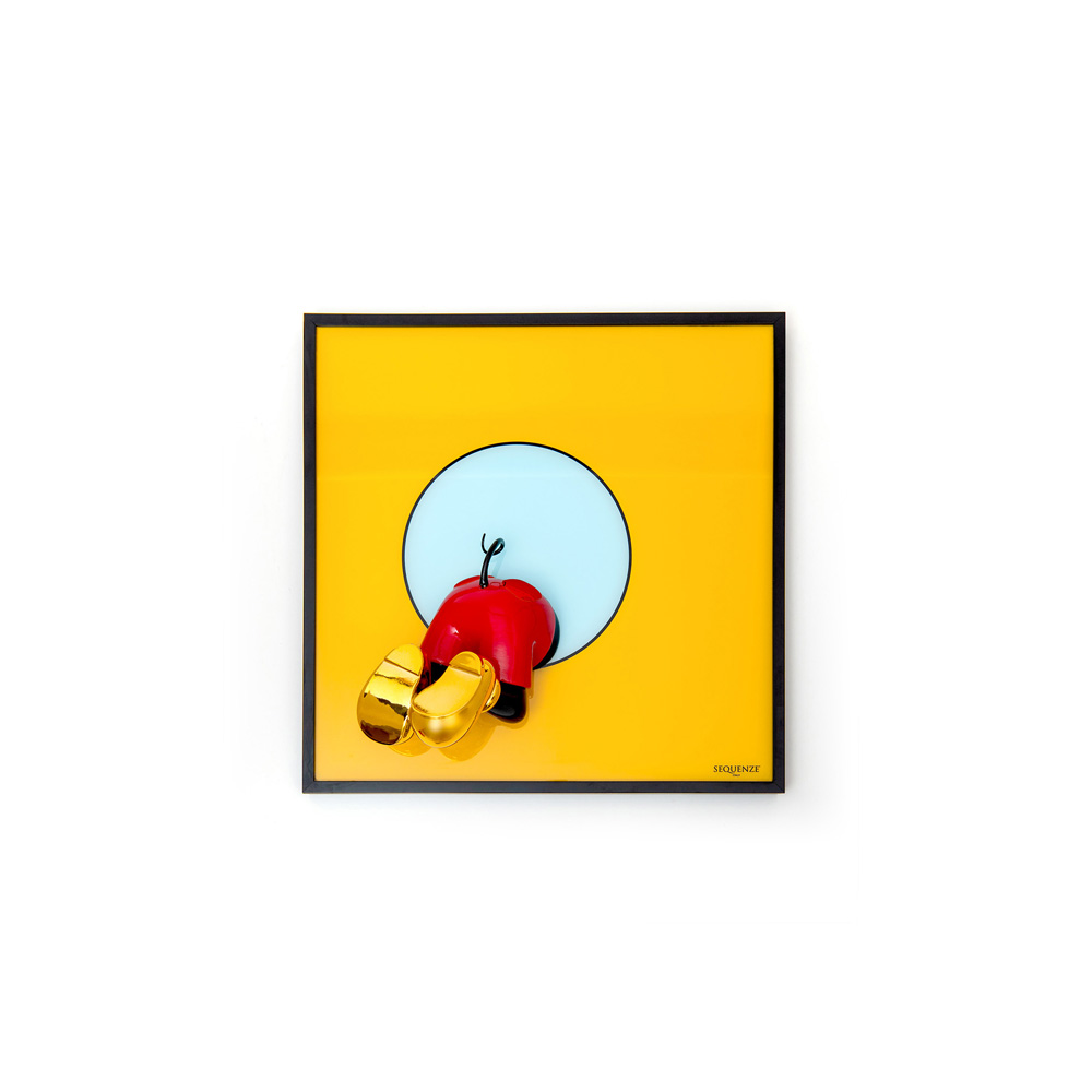 TOPOFTHEPOPS ROSSO-GIALLO 30X30