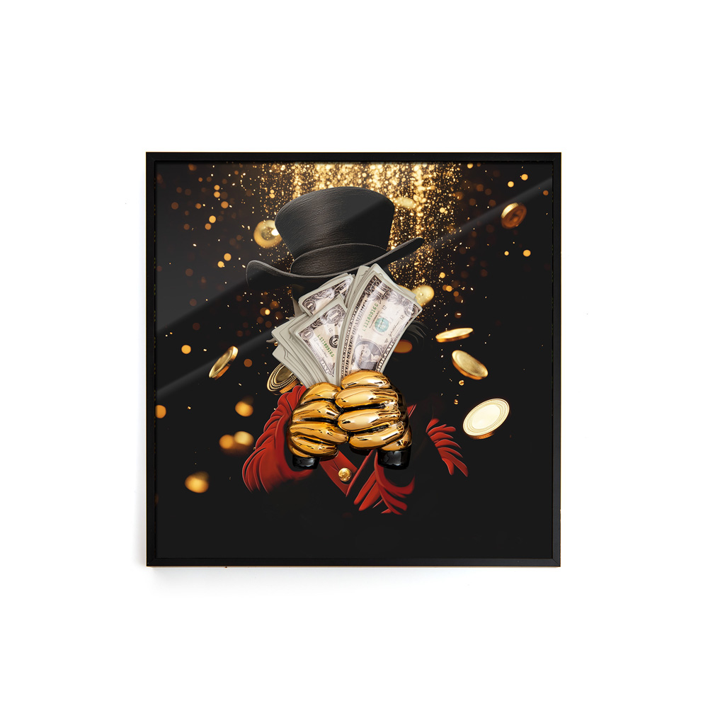 DREAM BIG GOLD RAIN 40X40