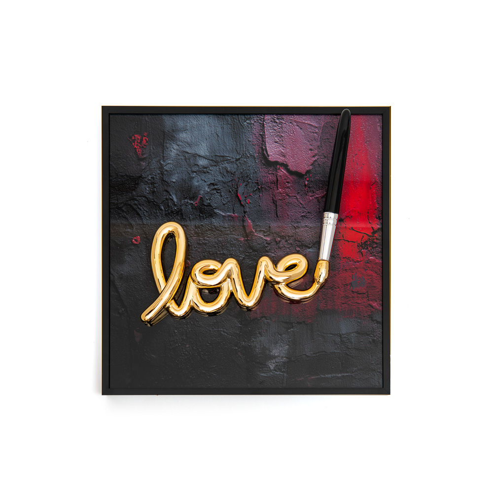 LOVE SIGN ORO 40X40